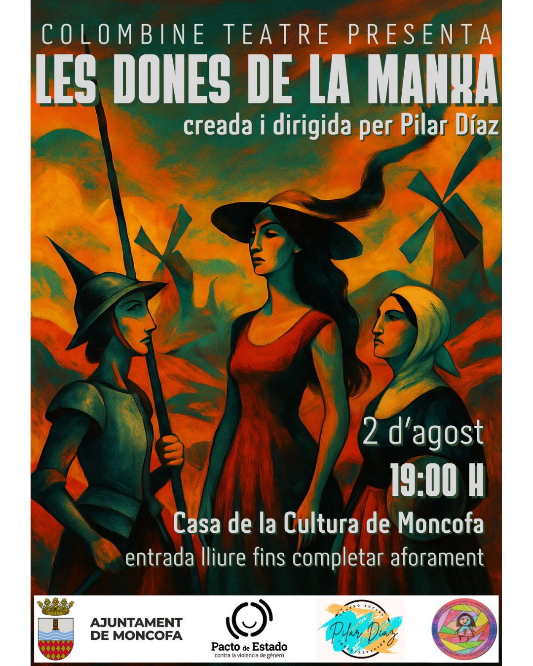 Imagen de dos actores en el teatro